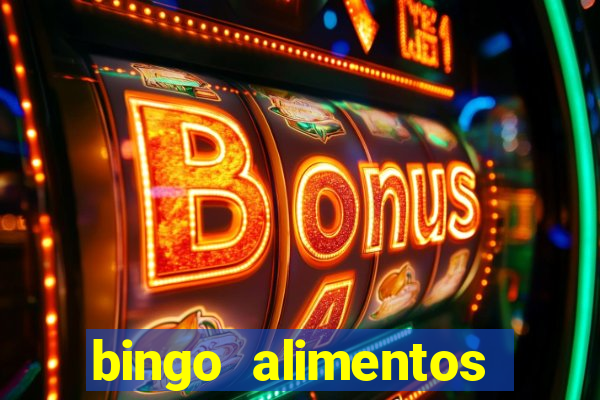 bingo alimentos para imprimir